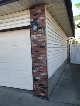 Masonry repairs — after