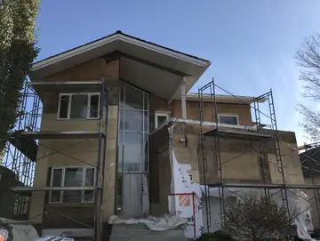 Stucco remove and re do