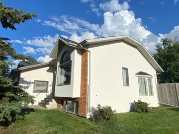 New finish over traditional stucco — after