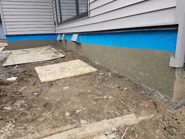 Parging — after
