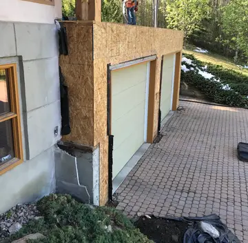 Stucco Repairs — before