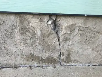 Parging — before