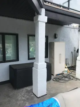 Seamless stucco repairs — after