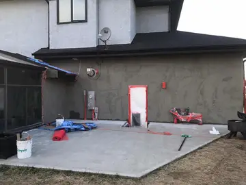 New finish over traditional stucco