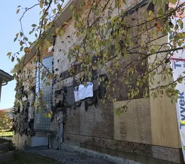 Stucco remove and re do