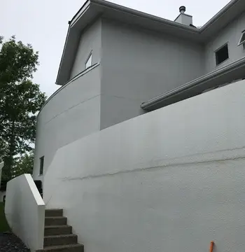 Stucco remove and re do — before