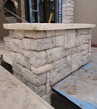 New masonry installations