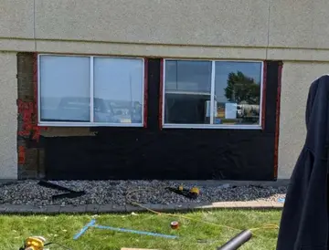 Stucco Repairs — before